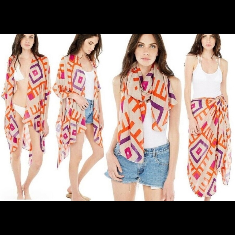 Michael Stars multipurpose Rauna scarf wrap skirt